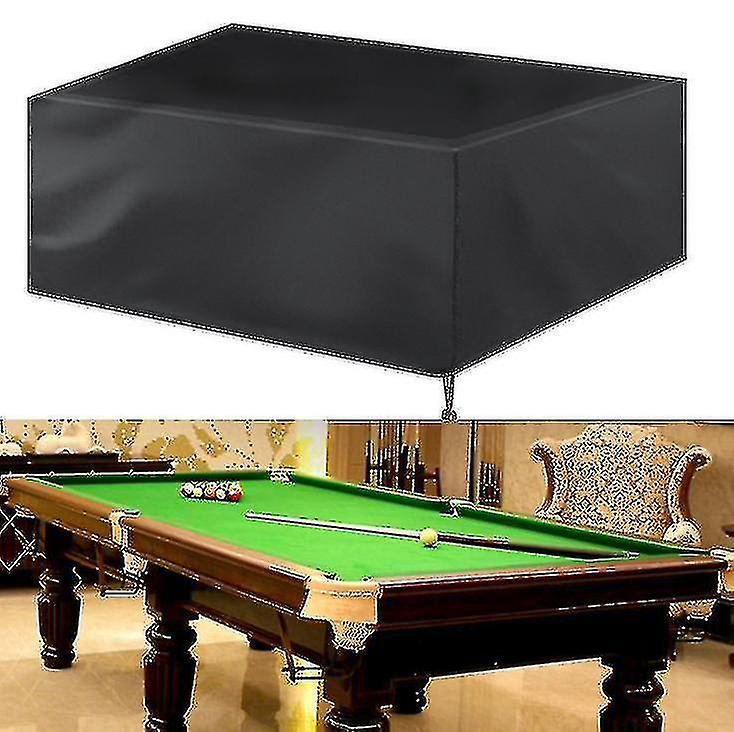 287*155*82cm Black 7 8 9ft Billiard Pool Table Covers With Drawstring Pool Table Billiard Waterproof