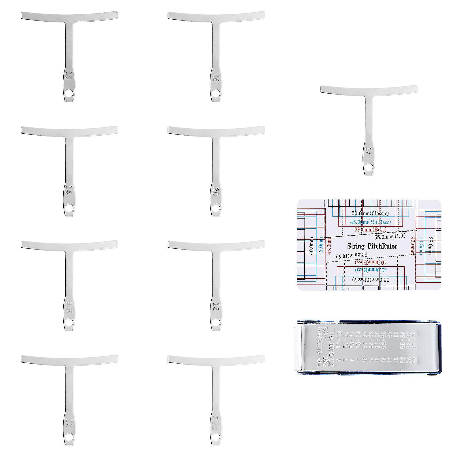 Radius Gauge String Gauge Ruler Stainless Steel Luthier Tool