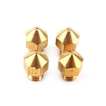4 stuks 0.2 + 0.3 + 0.4 + 0.5mm Extruder Nozzle Print Head voor Makerbot 3D Printer Set
