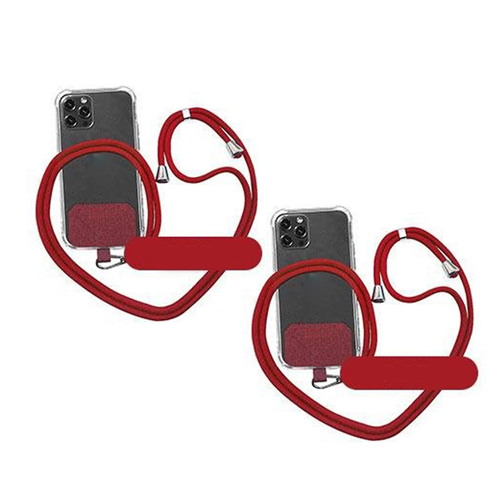 Universal Crossbody Nylon Patch Phone Lanyards 1/2pcs Mobile Phone Strap Anit Lost Cell Phone Hanging Cord