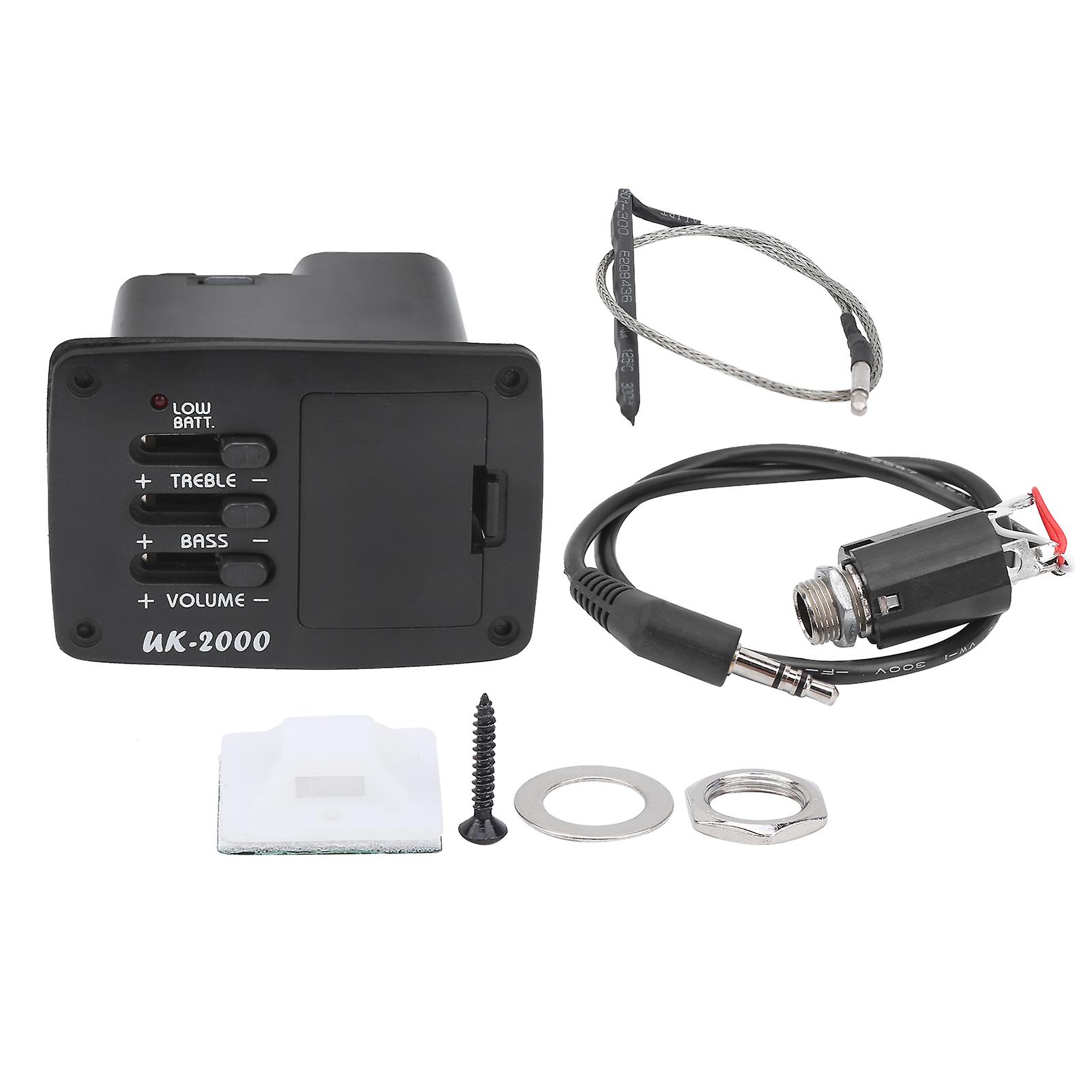 Guitar Pickup, Ukulele Sound Pickup, ±12dB Equalizer