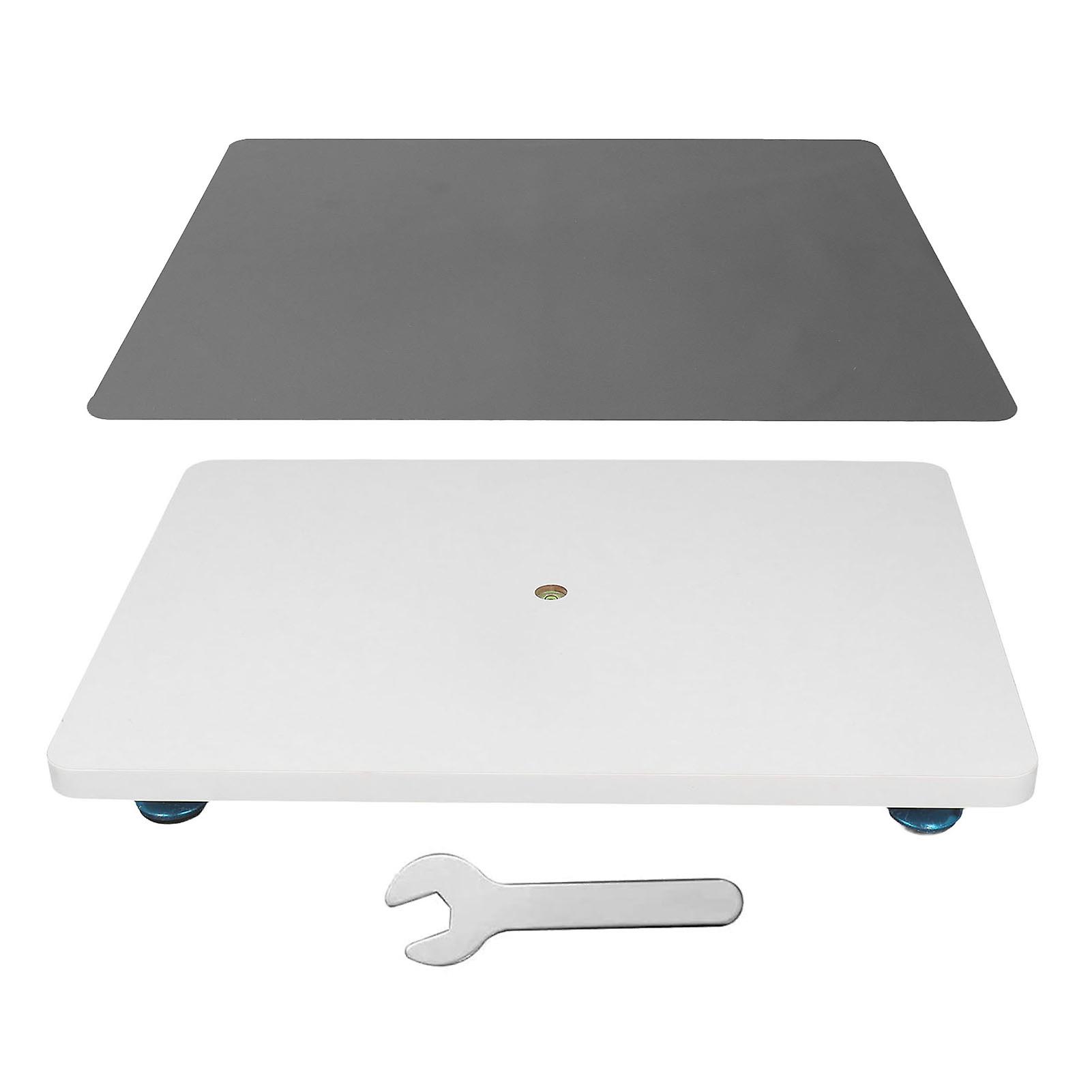 Planche de nivellement en résine grise avec coussinet en silicone pour projets de peinture