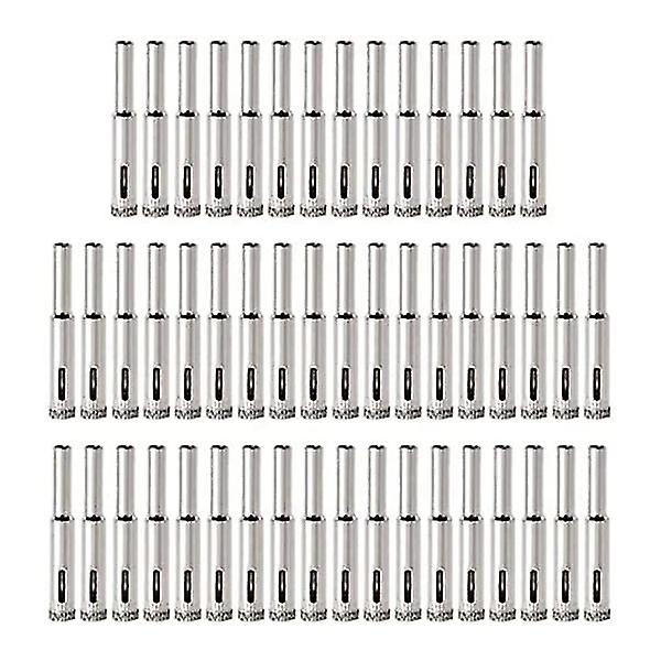 50pcs 8mm יהלום tipped חור מקדח מצופה יהלום עבור אריחי קרמיקה זכוכית מטבח קרמיקה מרץ