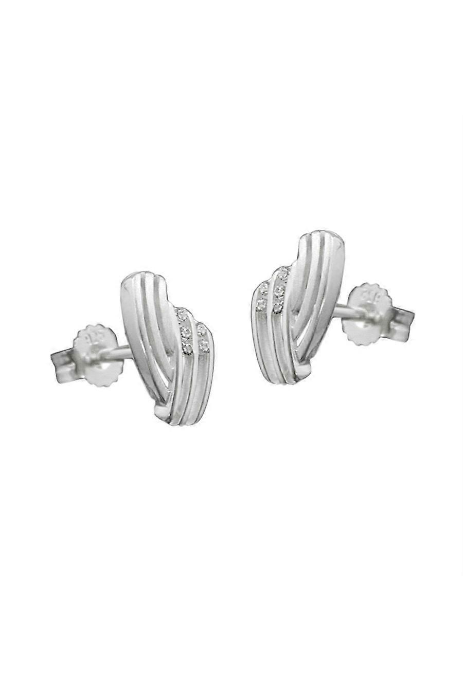 Stud Earrings Zirconia Silver 925 - Gl91363