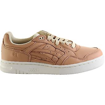 Asics Gel-Circuit Beige Leather Mens Lace Up Trainers 1193A091 250