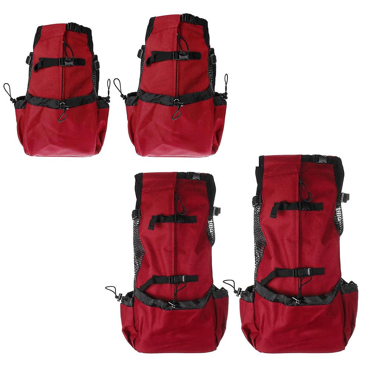 Double Shoulder Pet Carrier Backpack Adjustable Front Carrier Travel