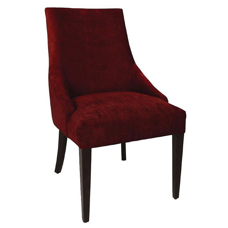 Mary Dark Red Chairs Pair Off
