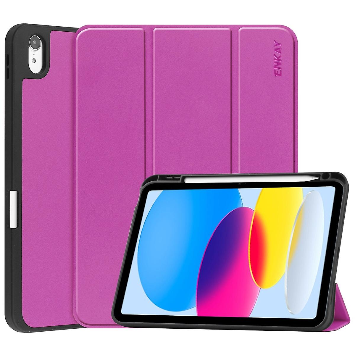 ENKAY PU Leather Smart Case for iPad 10.9 2022