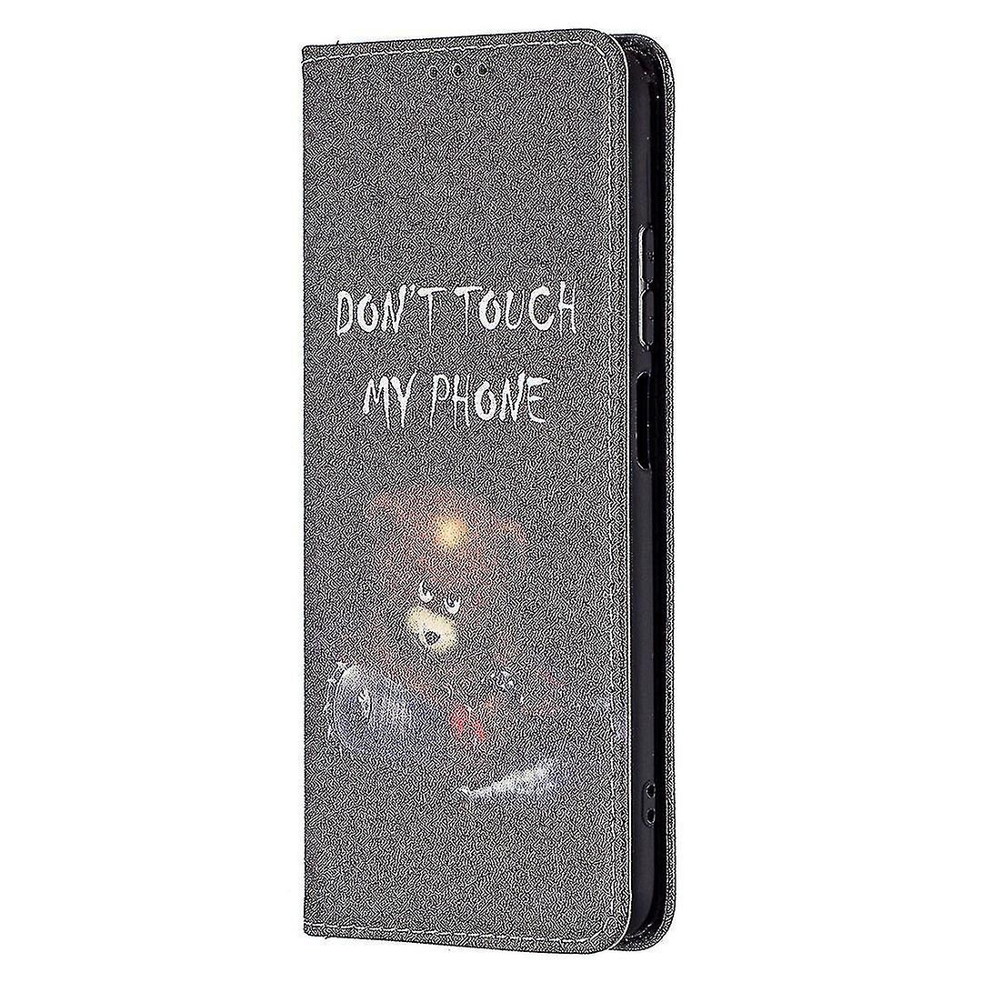 Pattern Magnetic Case For Xiaomi Redmi Note 10s Cover Folio Bear