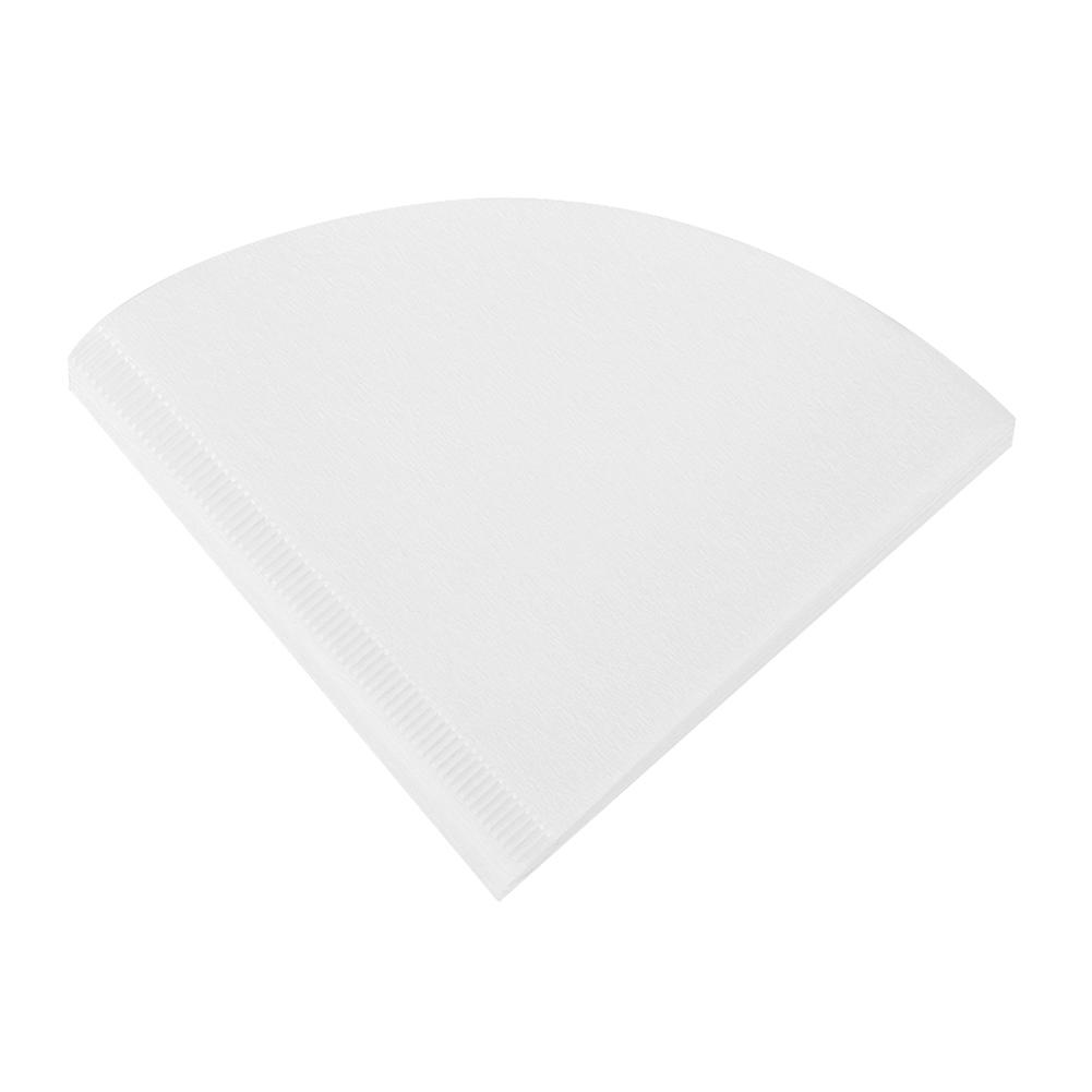 Disposable Hand Drip Coffee Filter Paper Natural Wood Pulp Coffee Paper Strainer V02 Filter Paper