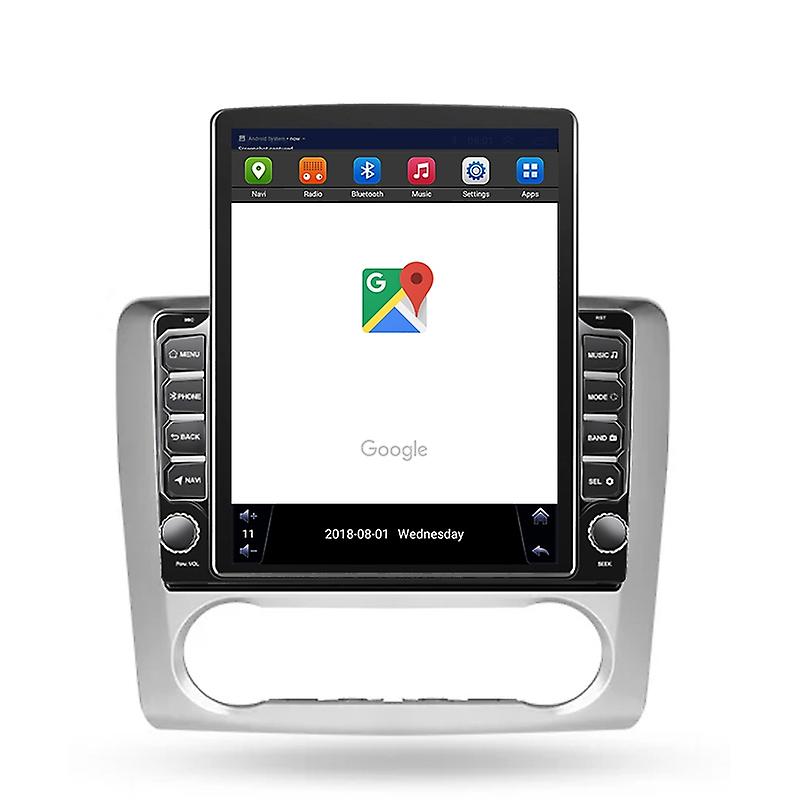 Android Car For Ford Focus 2 Mk2 2004-2011 Multimedia Video Player Carplay For Tesla Style 9.7 Inch