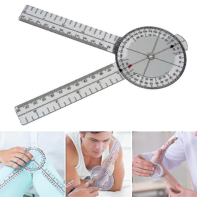 Limb Angle, Ruler, Orthopedic Ulnar Joint Mobility Measurement, Ruler, Plastic Protractor, Rehabilitation Evaluation Tool