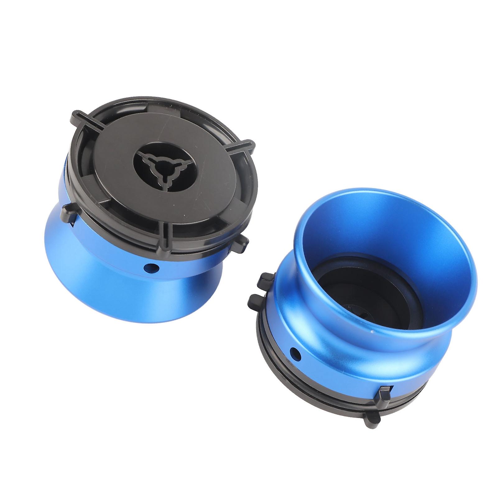 1 Pair NAB Hub Adapters Professional Polished Aluminum Alloy 10 Inch Opener for Studer ReVox for Akai for Teac Blue 