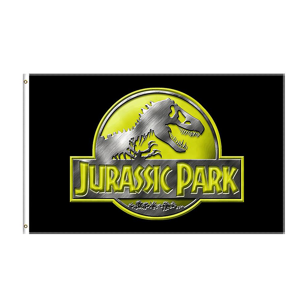 3x5 Ft Jurassic Park Flag Polyester Printed Banner For Decor