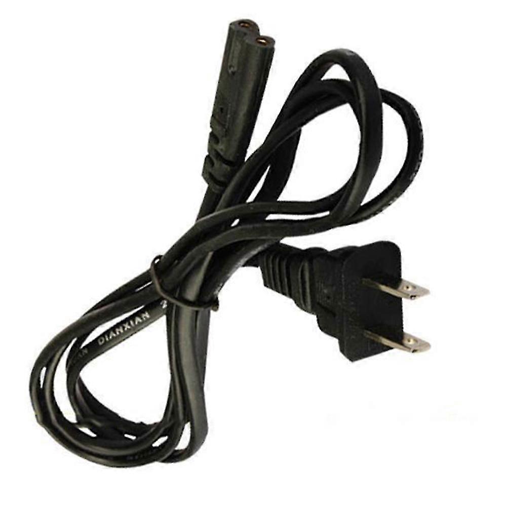 5ft US Plug 2-Prong Figure 8 AC Power Cord Adapter Cable for Sony PS2 PS3 Laptop