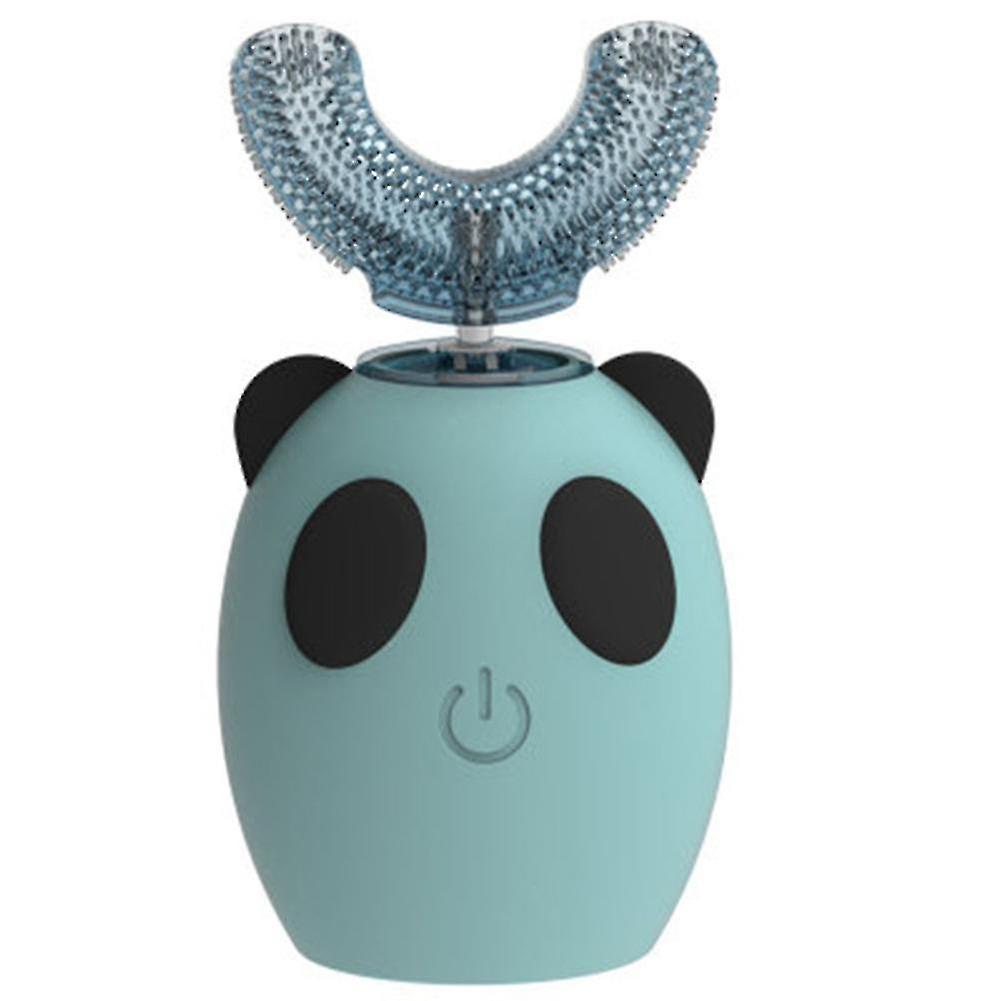 Spazzolino automatico per bambini a forma di U, dispositivo elettrico di pulizia orale ad ultrasuoni e di allattamento