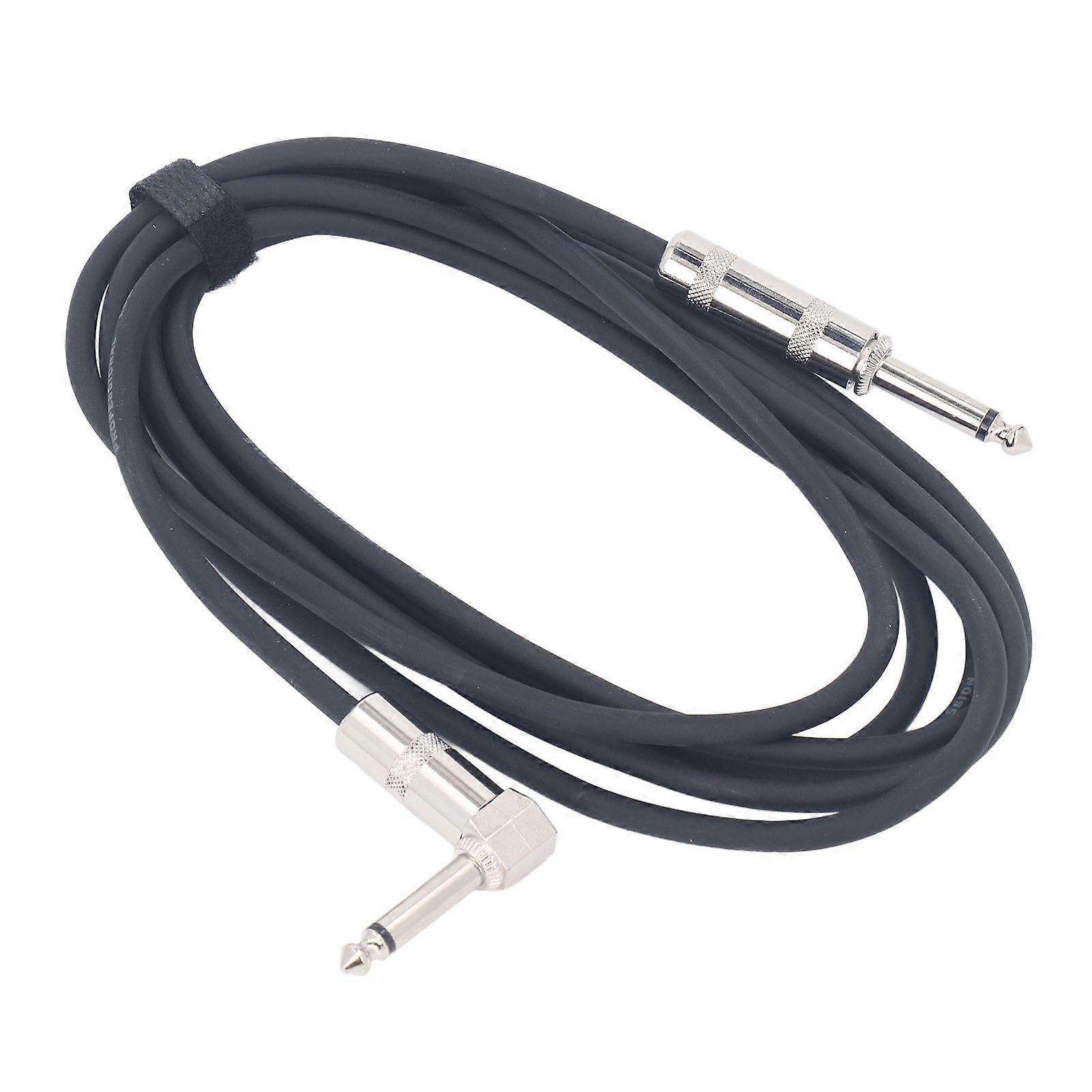 6.35mmエレキギターケーブルハイファイノイズ抑制干渉防止オーディオ接続コード