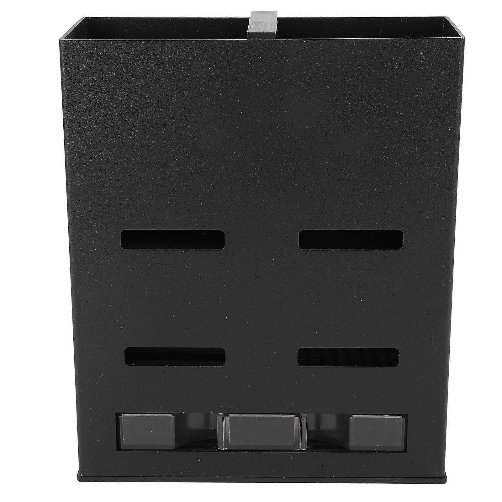 حامل عيدان تناول الطعام مثبت على الحائط متعدد الأغراض حديث بسيط من قطعة واحدة تصميم وظيفة تصريف وظيفة منظم أواني المطبخ