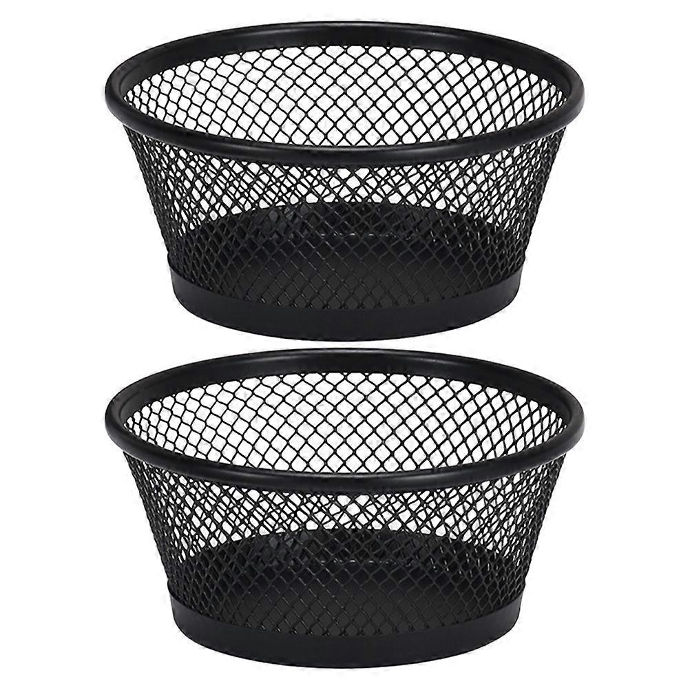 2Pcs Paper Clip Mesh Holder Creative Table Decoration Paperclip Holder