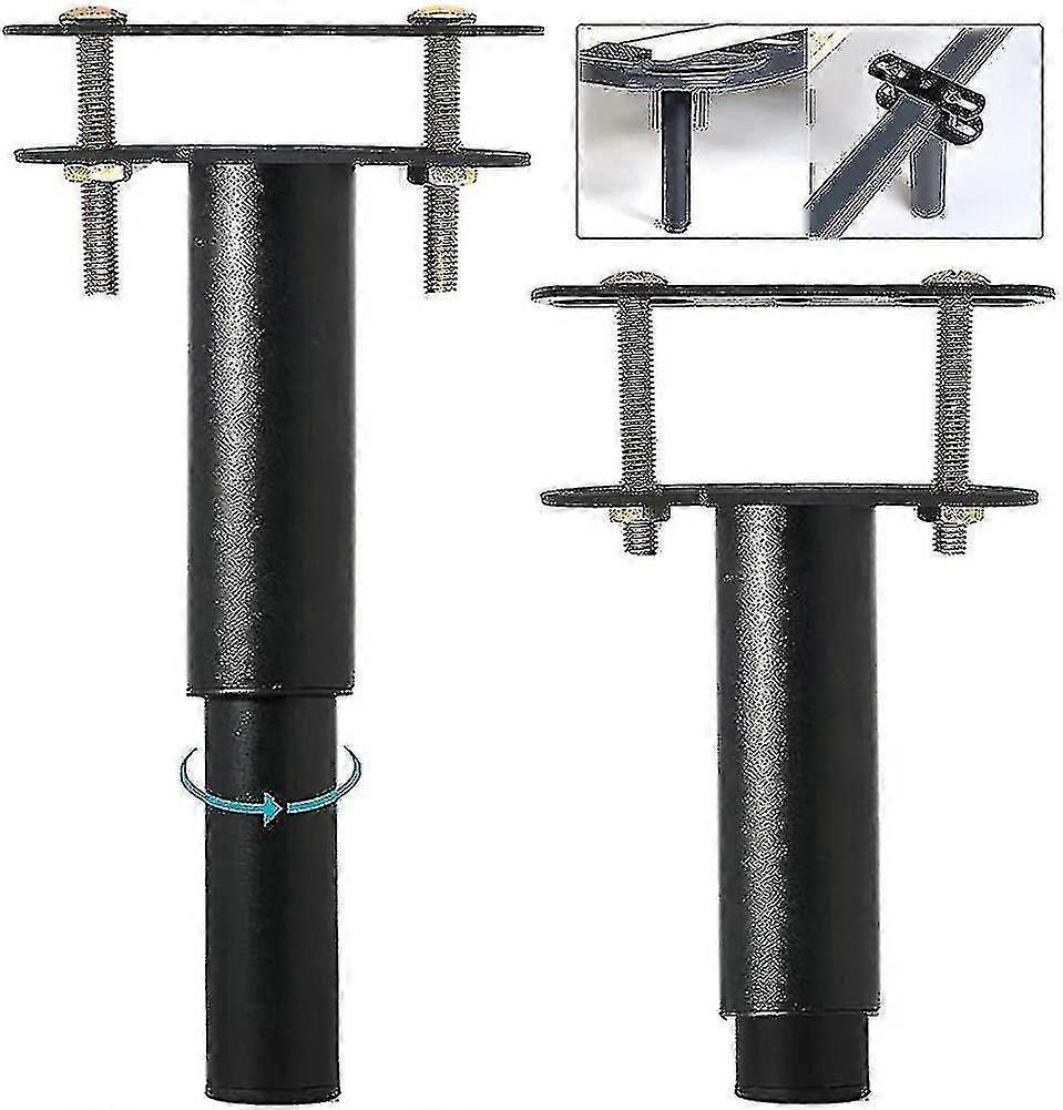 2pcs Adjustable Height Center Support Leg For Bed Frame, Bed Center Slat Heavy-t