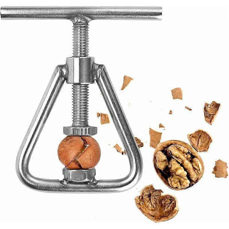 Stainless Steel Nutcracker Nutcracker Pliers Heavy Duty Nut Crackers Walnut Nutcracker Pliers Metal Nutcracker Opener Tool for Macadamia Nuts, Hazelnu
