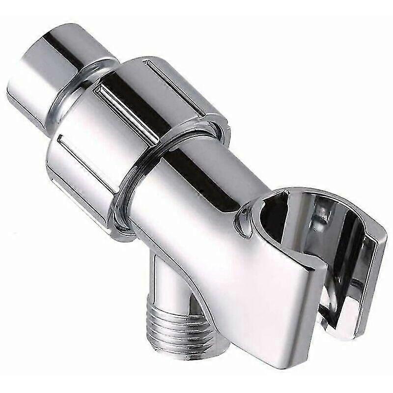 Adjustable Shower Arm Bracket - with Universal Wall Hook Bracket and Brass Swivel Ball