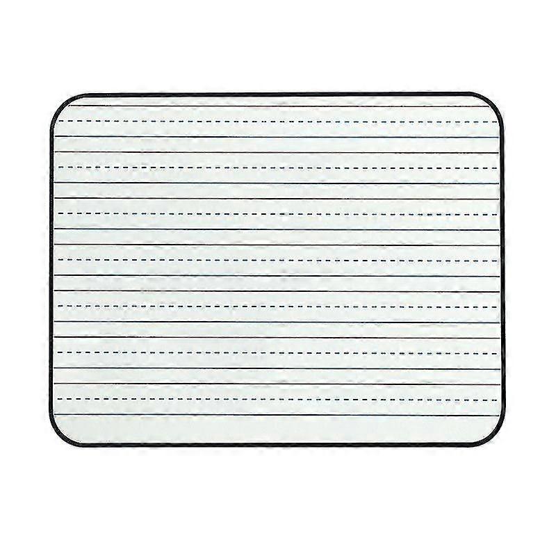 2er-Pack trocken abwischbare linierte Lap Boards 9 x 12 Zoll gefütterte Whiteboards doppelseitige Mini White Boards Edition