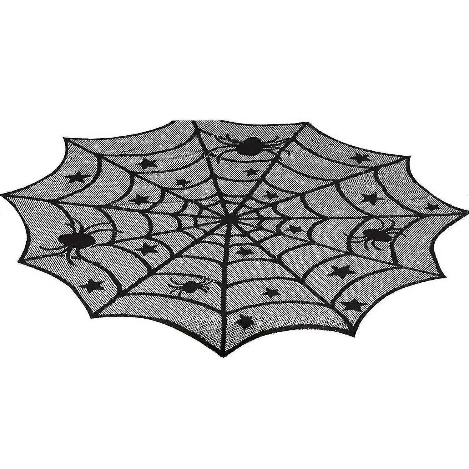 Halloween Party Gothic Spider Web Tablecloth Table Cover Party Decor