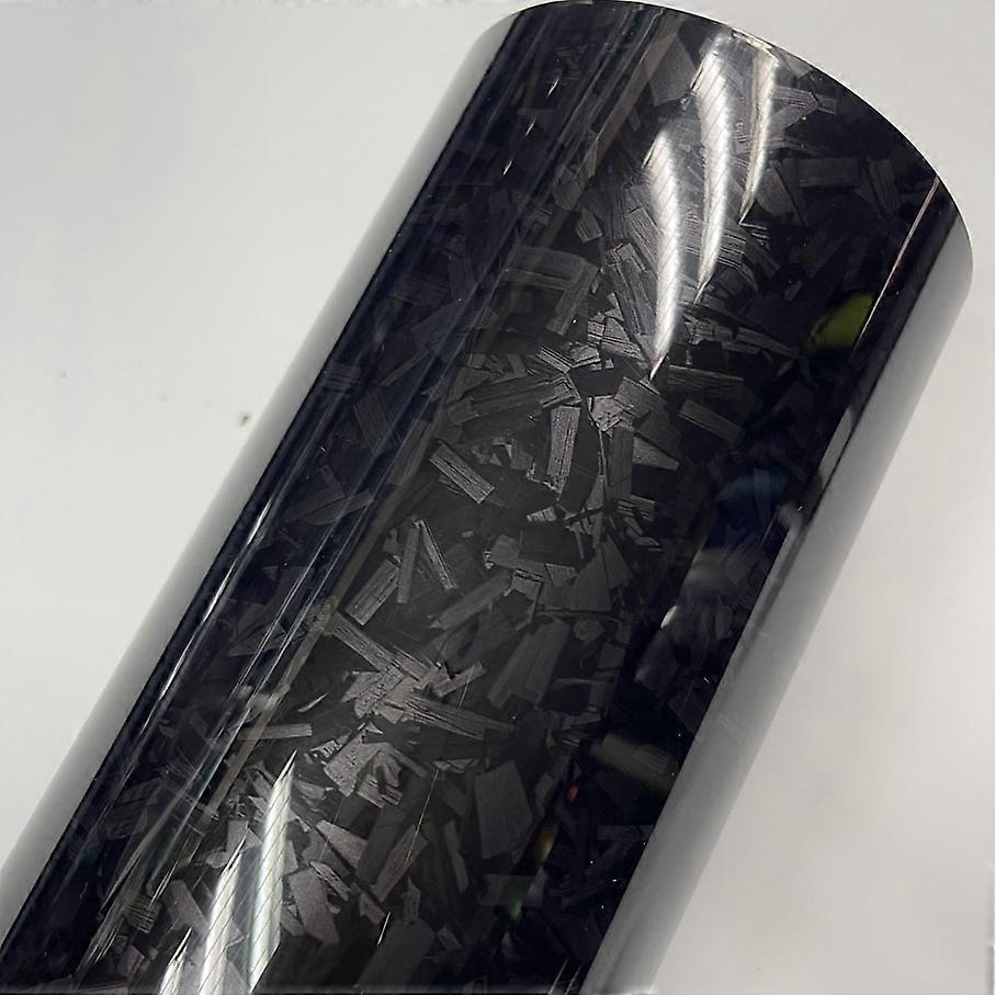 لامعة مزورة الأزرق الأحمر الفضي لمعان PET مزورة ألياف الكربون الفينيل التفاف ملصق