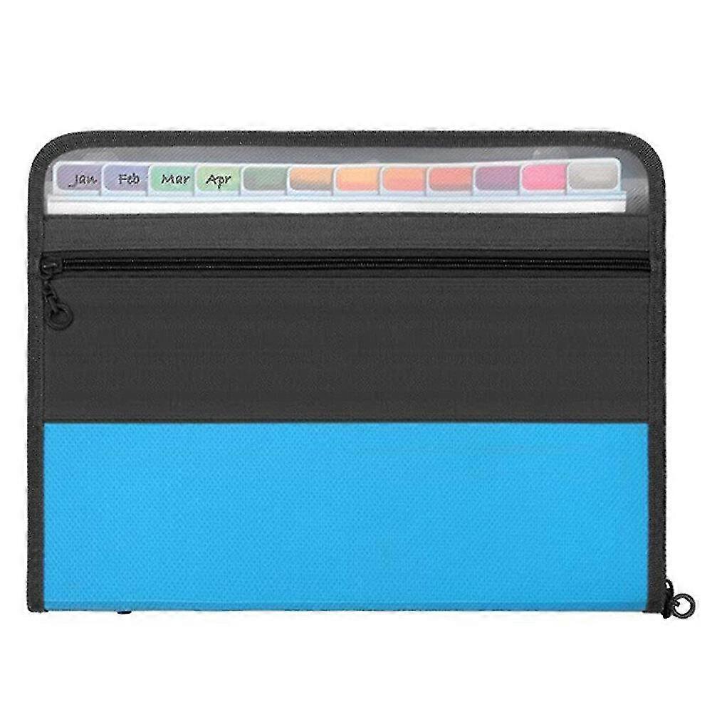 folder accordion document organizer letter size file zipper expanding