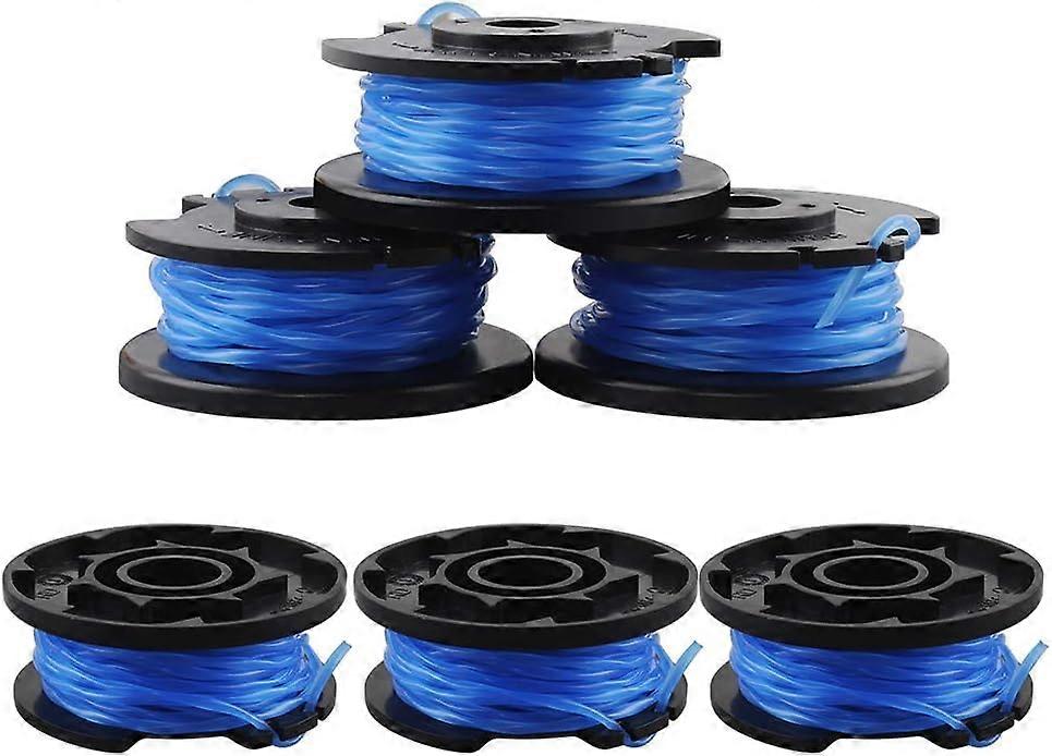 6 Pieces Replacement Spools for Ryobi One+ AC14RL3A-18V 24V 40V Auto Power Cable Ryobi String Trimmer Line Spools