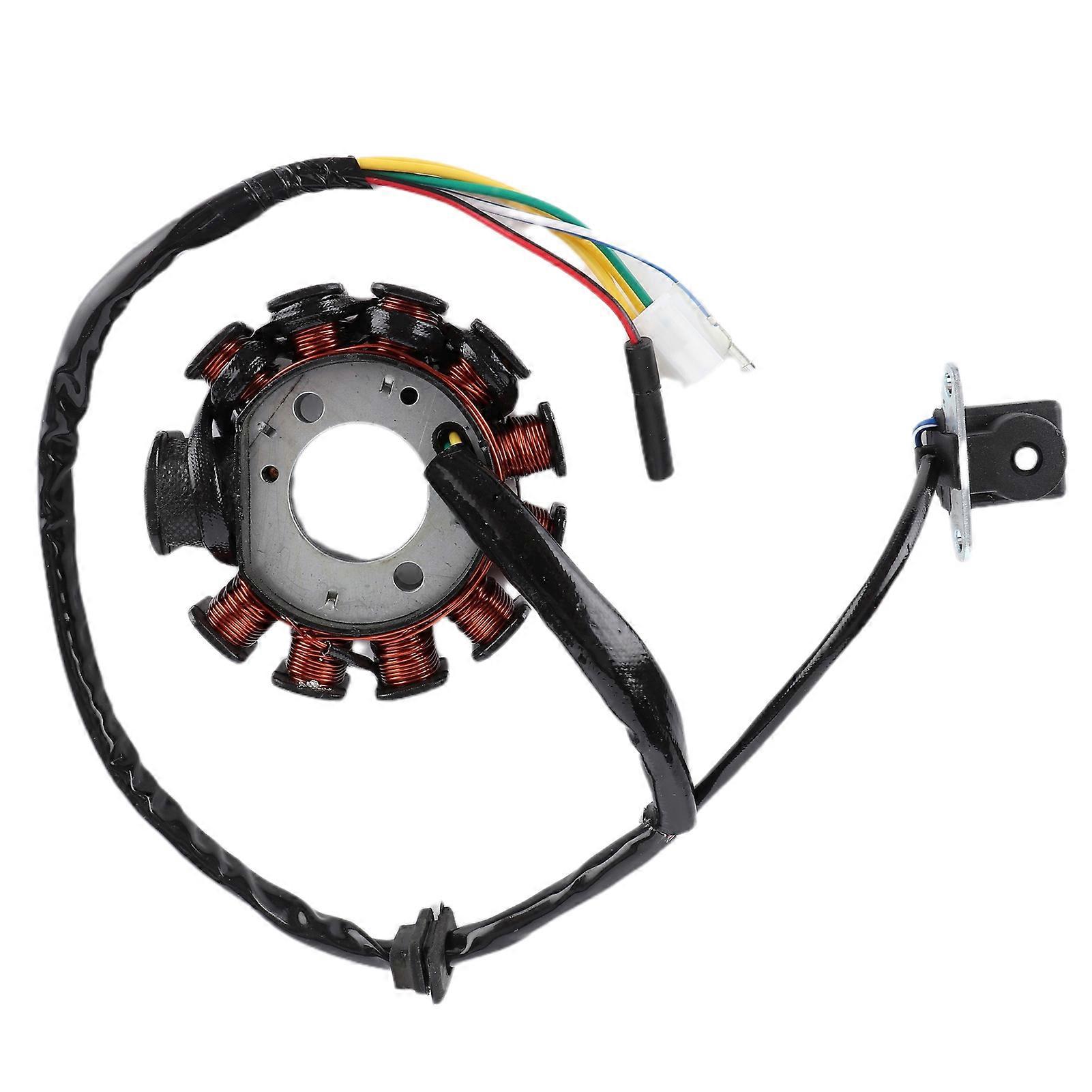 Magneto Stator Coil Replacement 6-Wire Fit for GY6-125/150cc 4 Stroke Scooters ATV GO KART