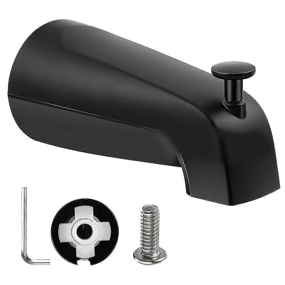 Convenient Sliding Bath Spout Bathtub Faucet with Diverter Universal Fit Adjustable Water Flow and Temperature CBM