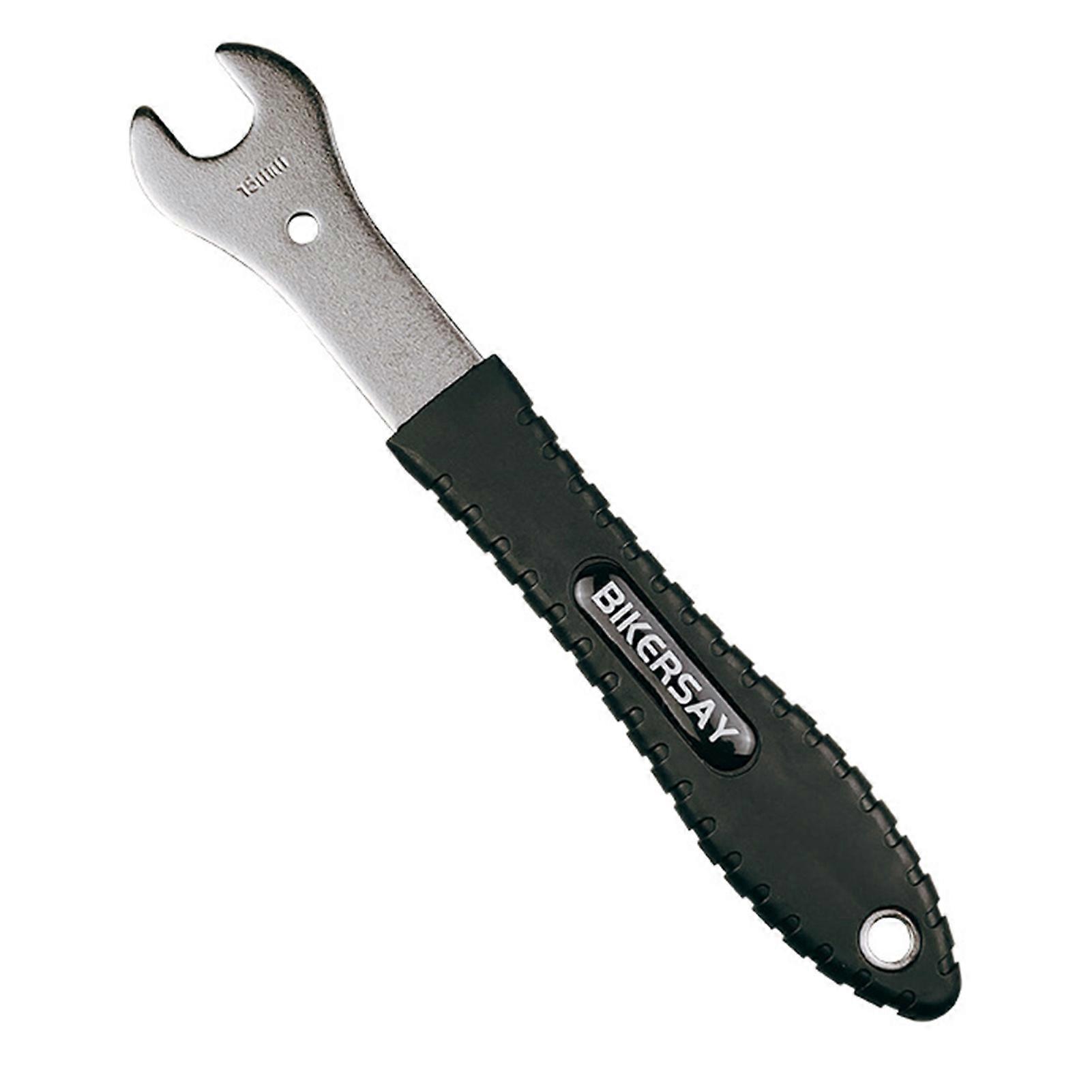 Bicycle Pedal Wrench High Carbon Steel Bike Pedal Removal Tool with Extra Long Handle Multifunctional 15mm MTB Pedal Removal Wrench for Bike Maintenan