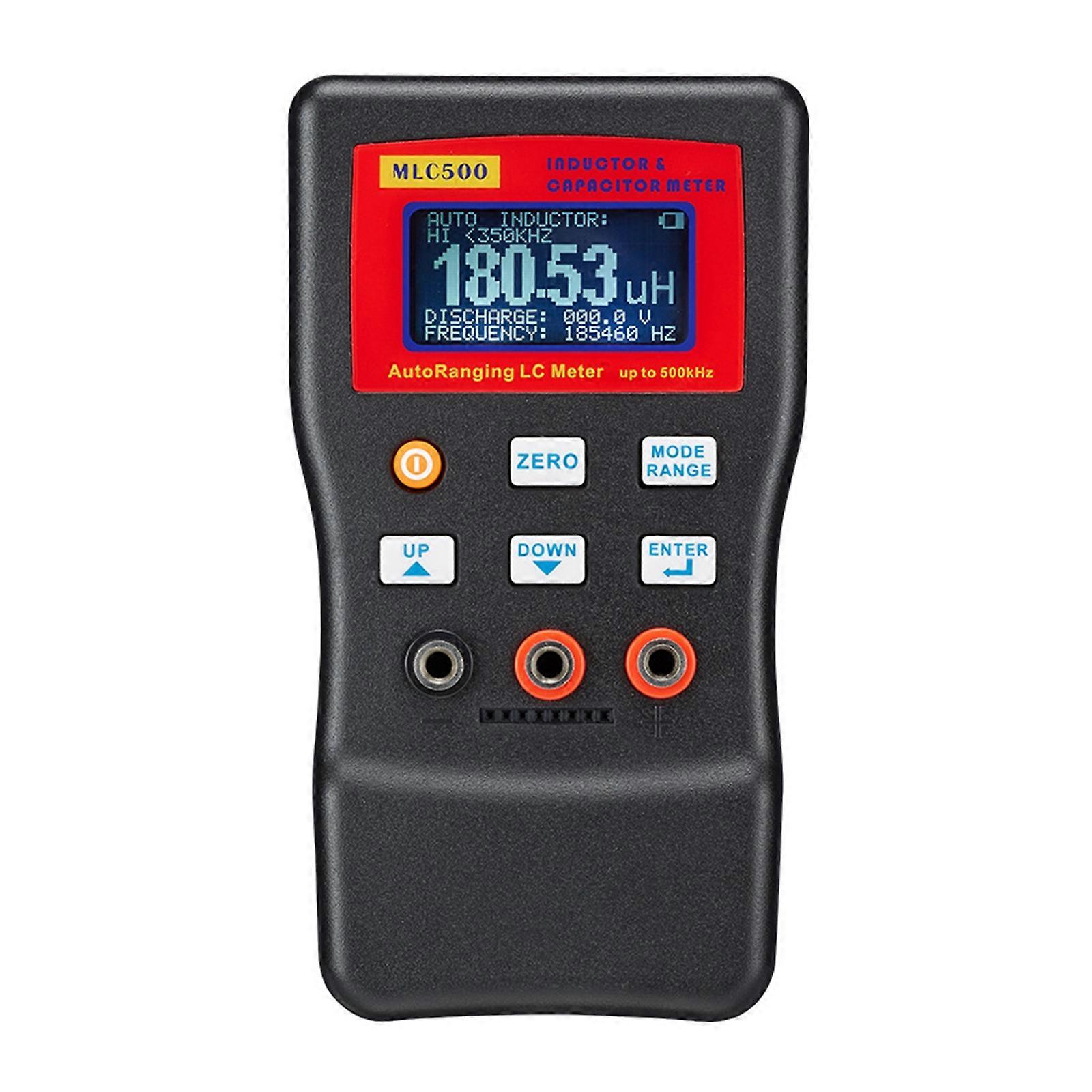 MLC500 Pro Digital Capacitance Inductance Measuring Meter LC Tester 500kHz FT