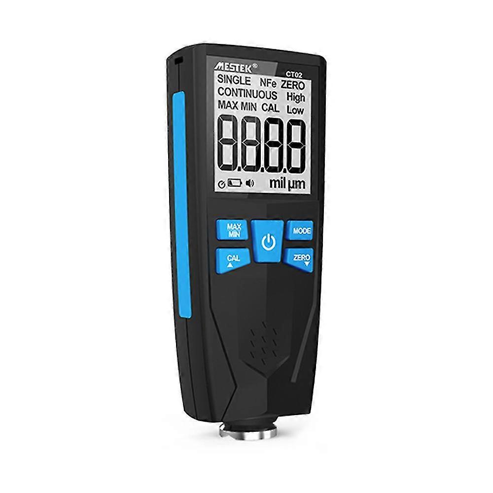 Thickness Guage Lcd Display Fe/nfe Automobile Car Paint Coating Thickness Tester Um/mil Unit Switchable Film Thickness Meter With Alarm Function