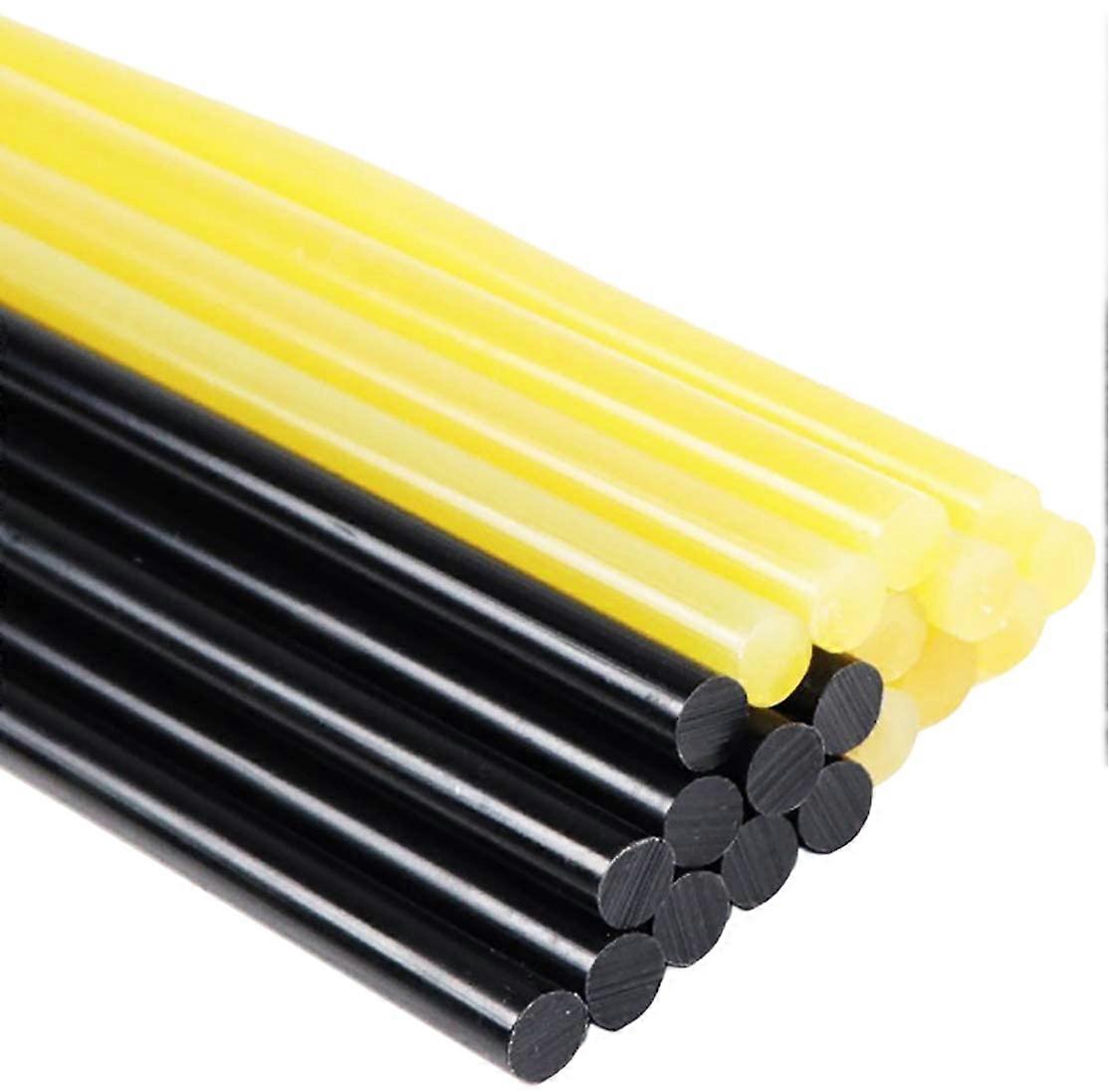 20Pcs Hot Melt Glue Sticks Paintless Dent Repair Tool for Car Dent Remover Set Yellow & Black