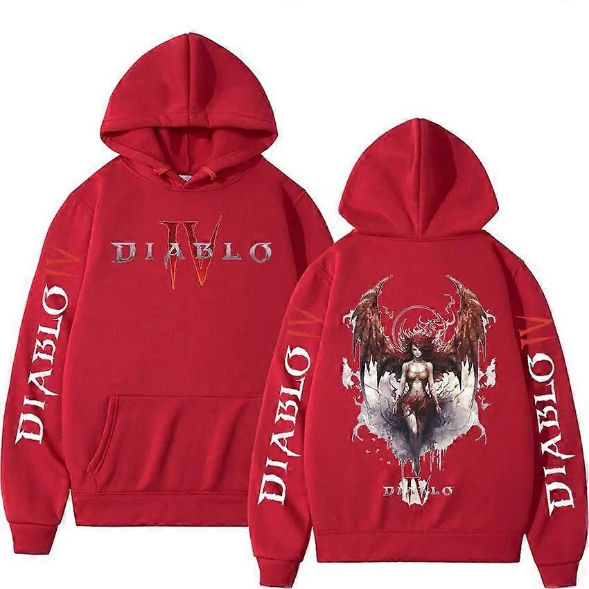 Hot Anime Diablo Hoodie Diablo IV Lilith Fashion Sweatshirt Men