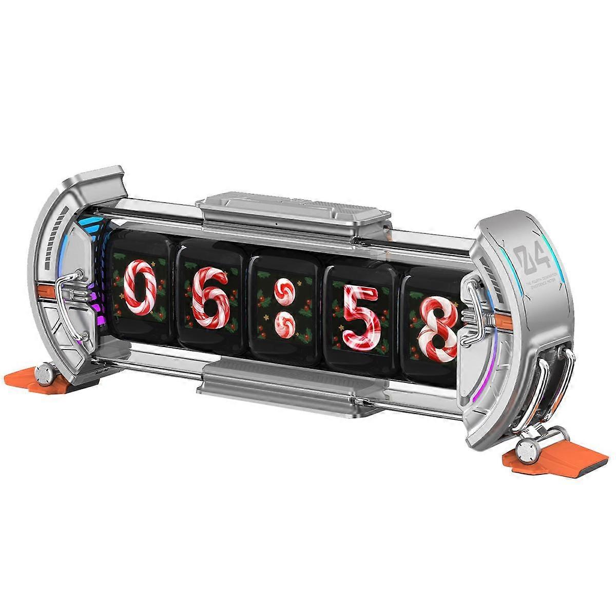 Horloge de configuration de jeu en pixel art Times Gate avec contrôle intelligent de l’application, écran IPS 128X128 parfait