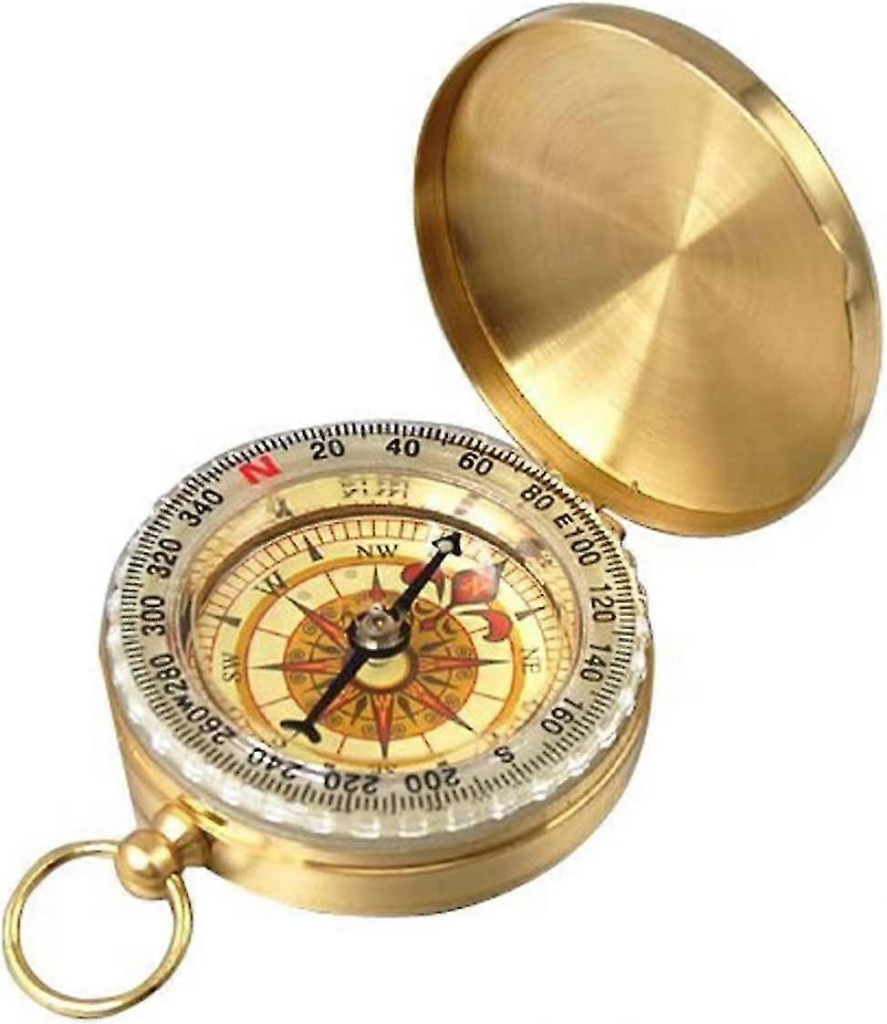 Travel/camping/wild/navigation Compass Retro Style Portable Metal Compass