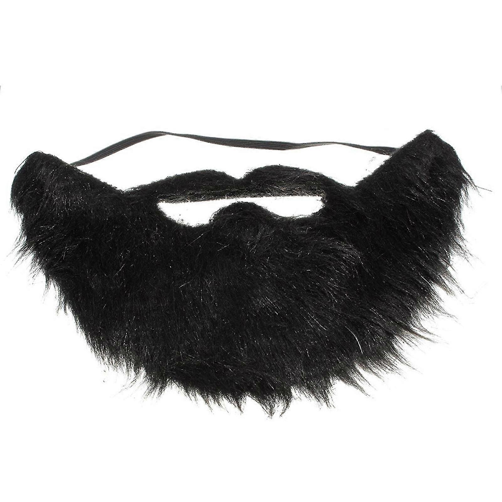 Falso Barba Negra Bigote Falso Elástico Fiesta de Halloween Prom Props T