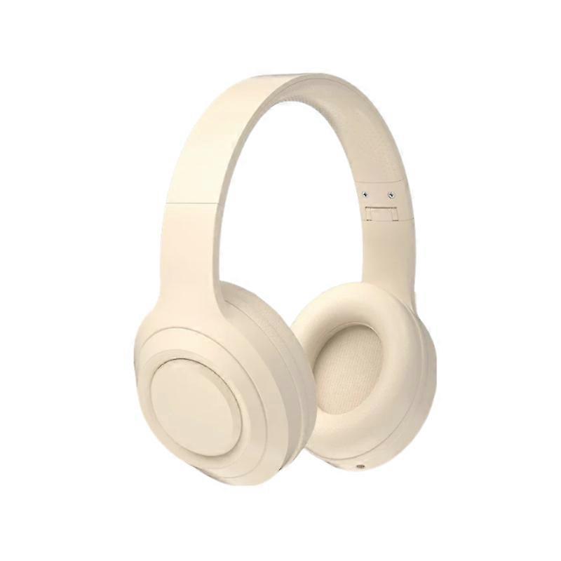 Headphone White Dr58 Bluetooth Microphone Noise Reduction Foldable Headset Headsets