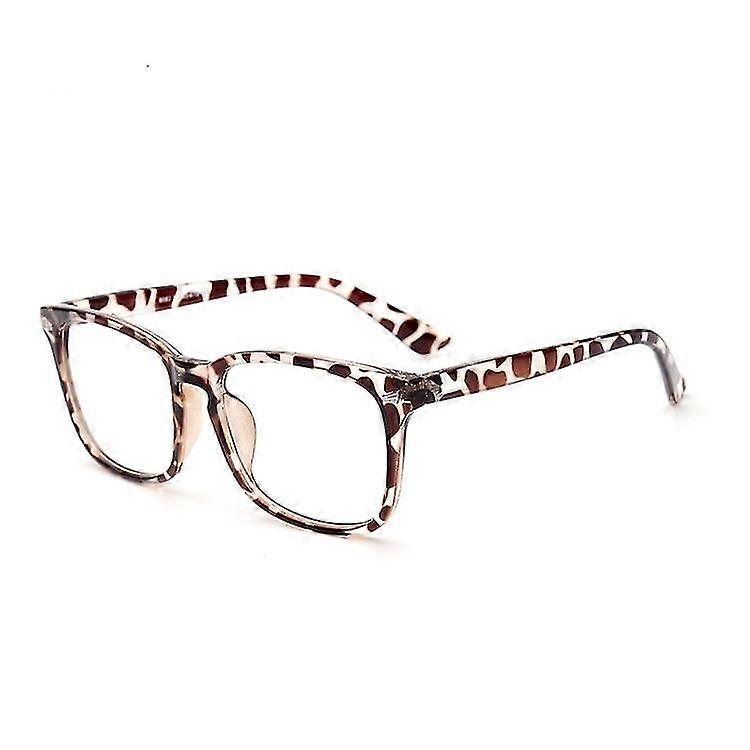 Vision Flat Glasses Retro Metal Case Glasses Frame