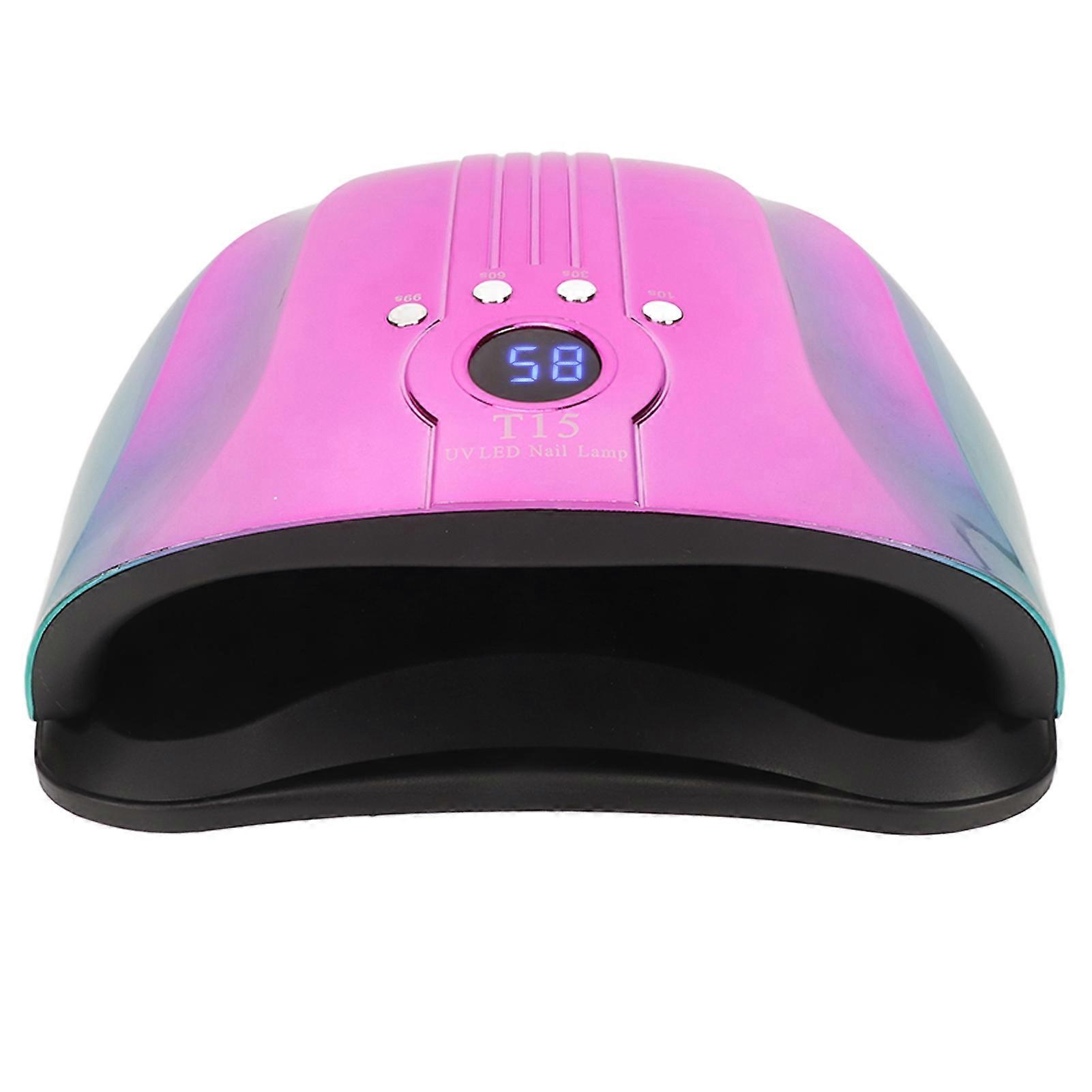 160W Nail Polish Dryer 54pcs Light Chips 4 Timing Infrared Induction Nail Gel Curing Lamp 100240V EU Plug