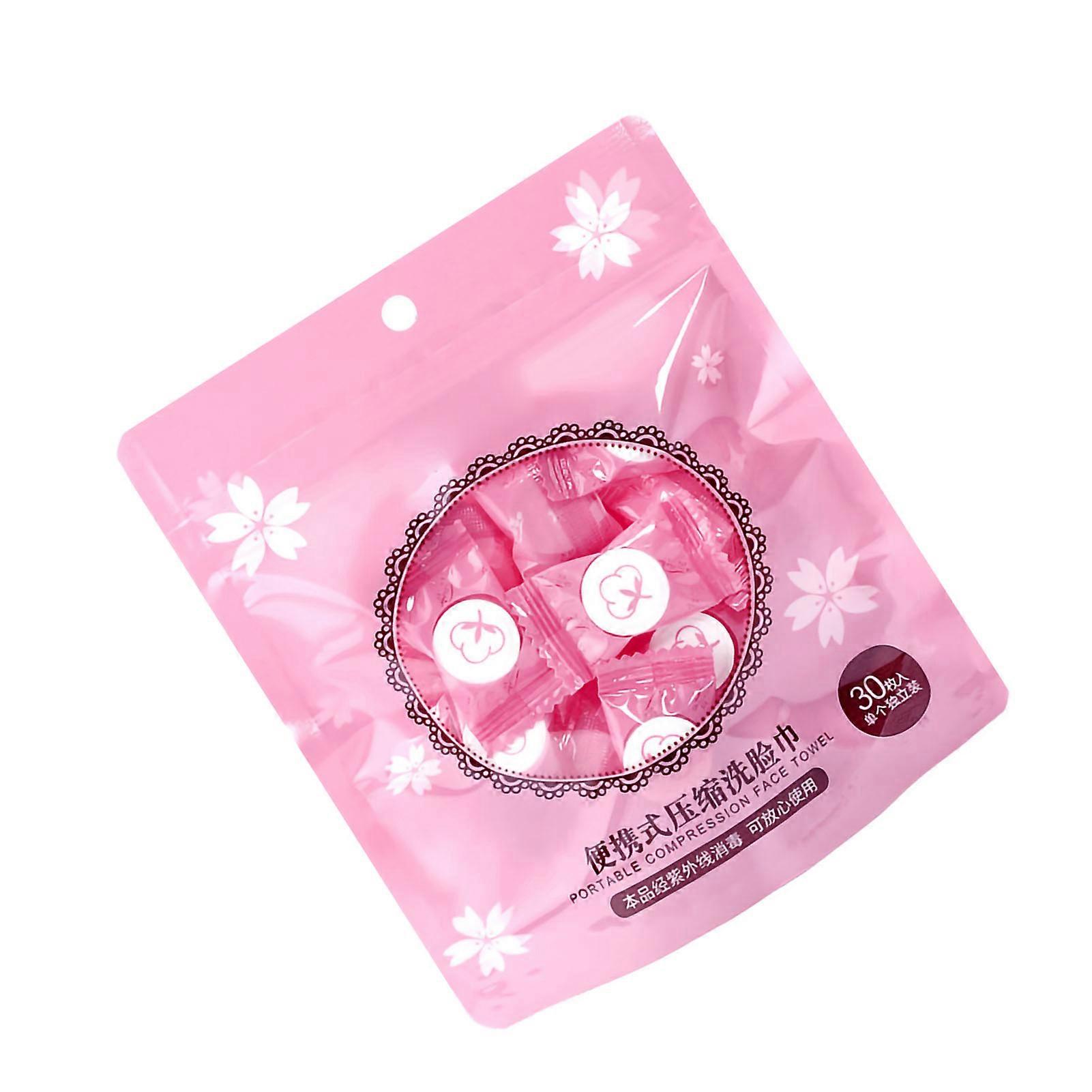 Compression Face Towel Disposable Portable Washcloth Mini Compressed Coin Tissue30pcs / Bag