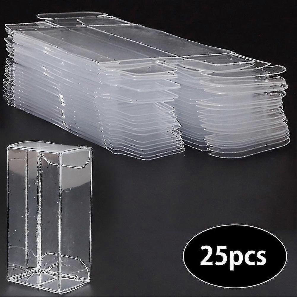 25 Pack Of Pvc Toy Car Display Boxes - Transparent And Dustproof - Ideal For Hot Wheels, Tomica & Matchbox 1/64 Cars - Organize And Showcase Your Coll