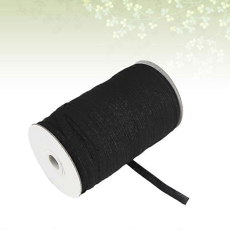 diy springy stretch knitting sewing elastic spool cord elastic bands (black)