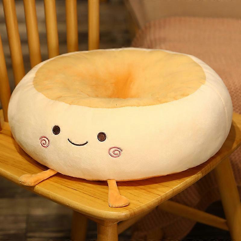 New Creative Toast Bread Lazy Cushion Home Floor Chair Cushion Plush Office Window Tatami Pudding Butt Round Cushions