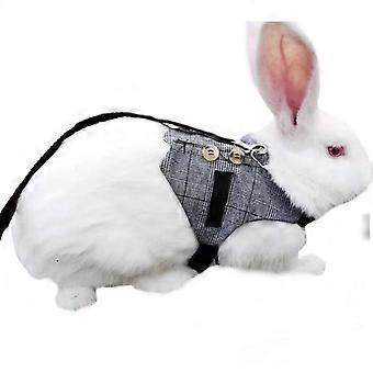 Harnais gilet lapin réglable avec bouton