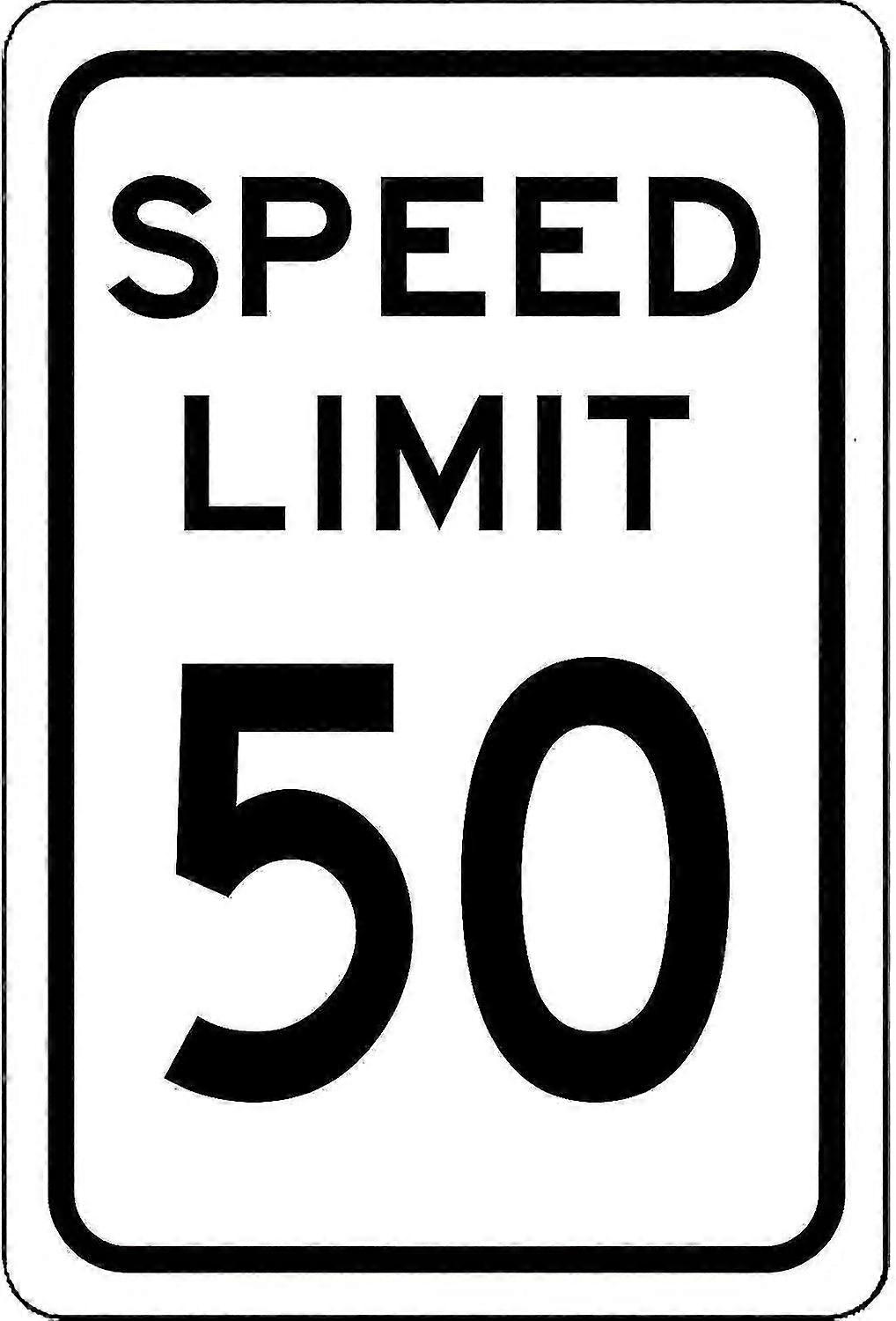 Limite de velocidade 55 mph 8x12 polegadas OU 12x16 polegadas modo de sinal de alumínio 1000